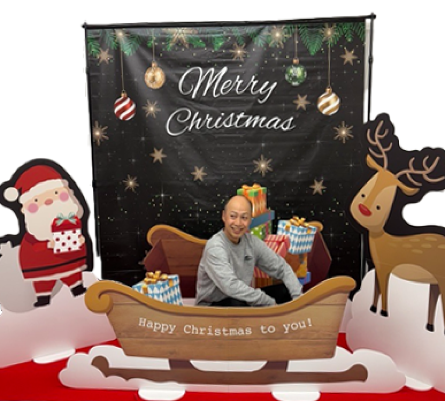 クリスマスフォトスポット　設置イメージ