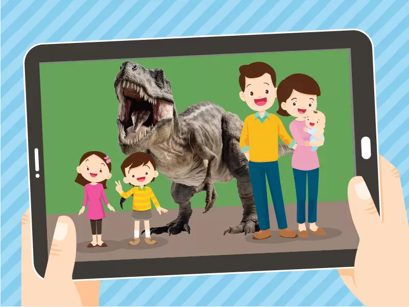 恐竜フォトスポットセット　イメージ02